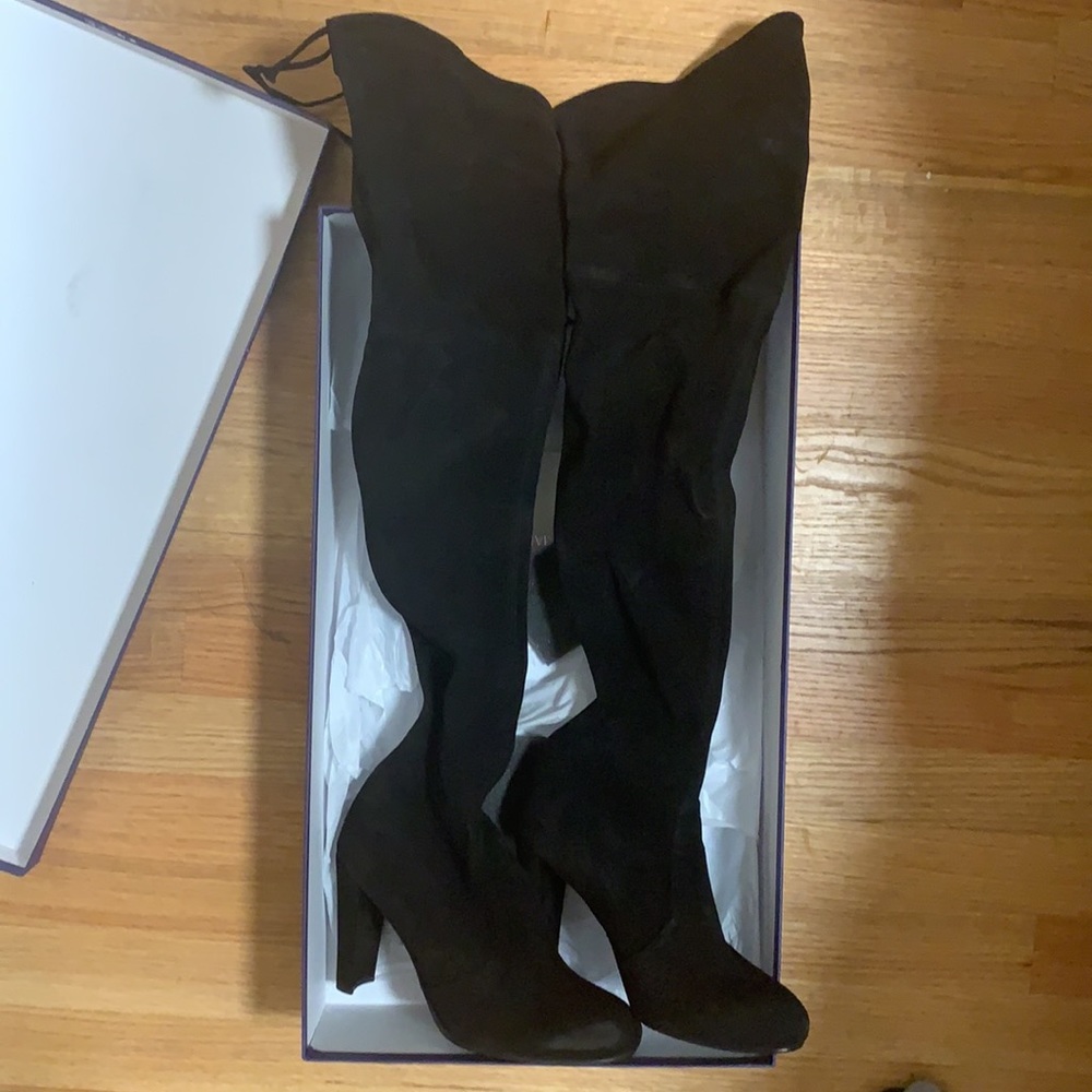 Stuart weitzman shoes suede over the knee
